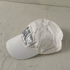 *Gap Kids Sequins White  Hat Sz S/M